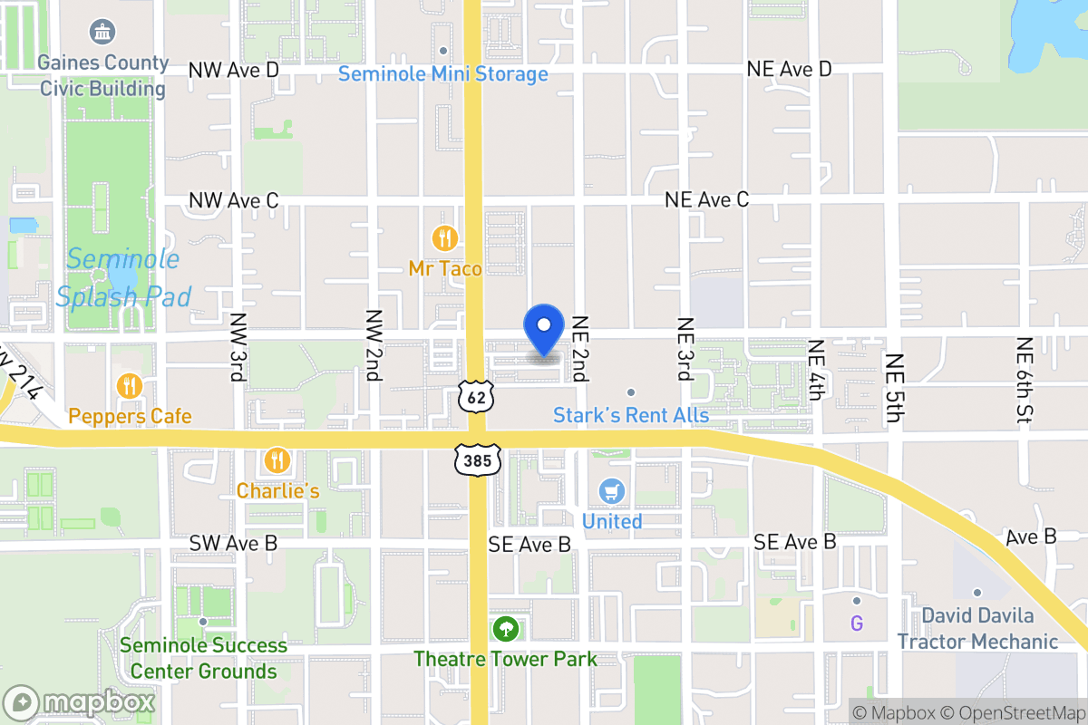 Map of 101 Ne Ave B , , Tx