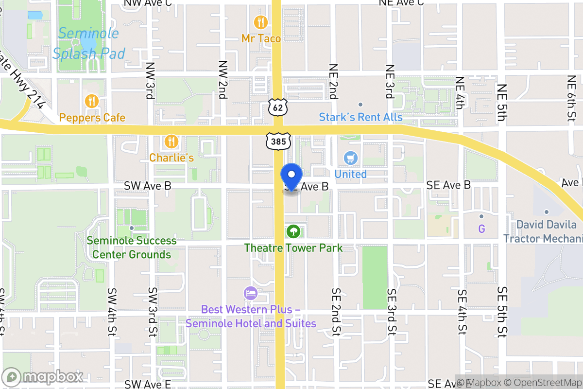 Map of 201 S Main St , , Tx