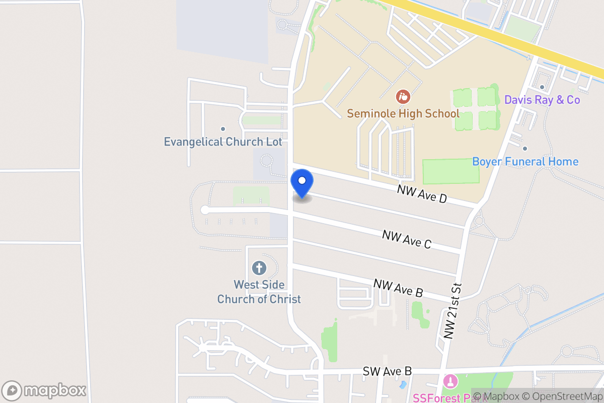 Map of 2126 Nw Ave C , Seminole, Tx, Seminole