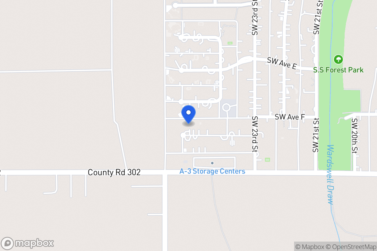 Map of 2316 Sw Ave F , , Tx