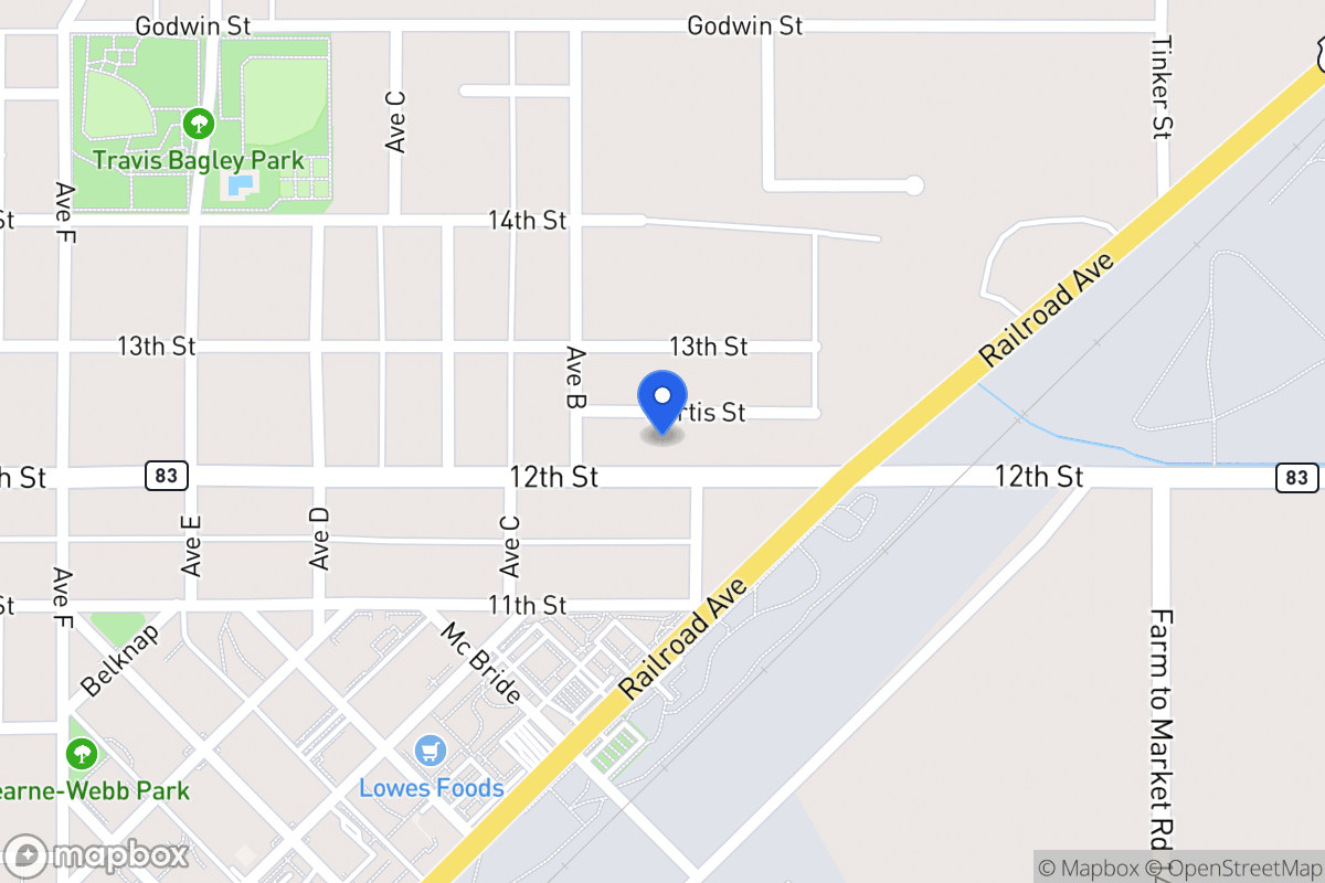 Map of 104  12th St , , Tx