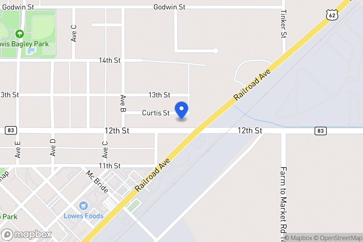 Map of 100  12th St , , Tx