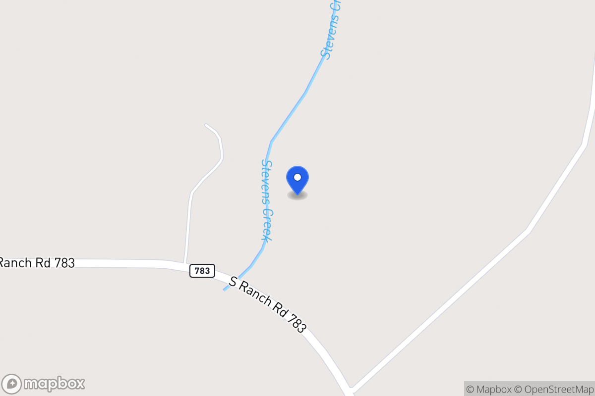 Map of 6341 S Ranch Road 783 , & Russells Creek House Rd, Tx, & Russells Creek House Rd