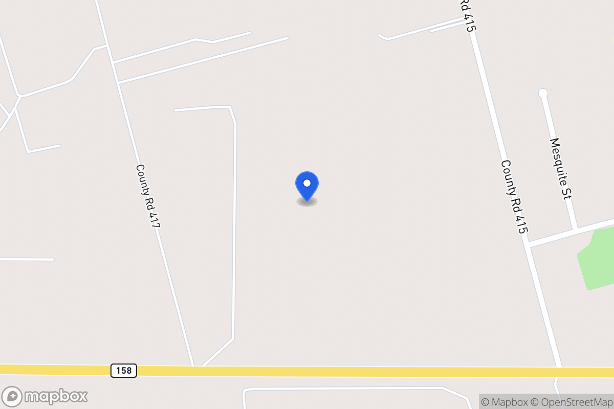 Map of 7402  Hwy 158 #B               , Garden City          , Tx, Garden City
