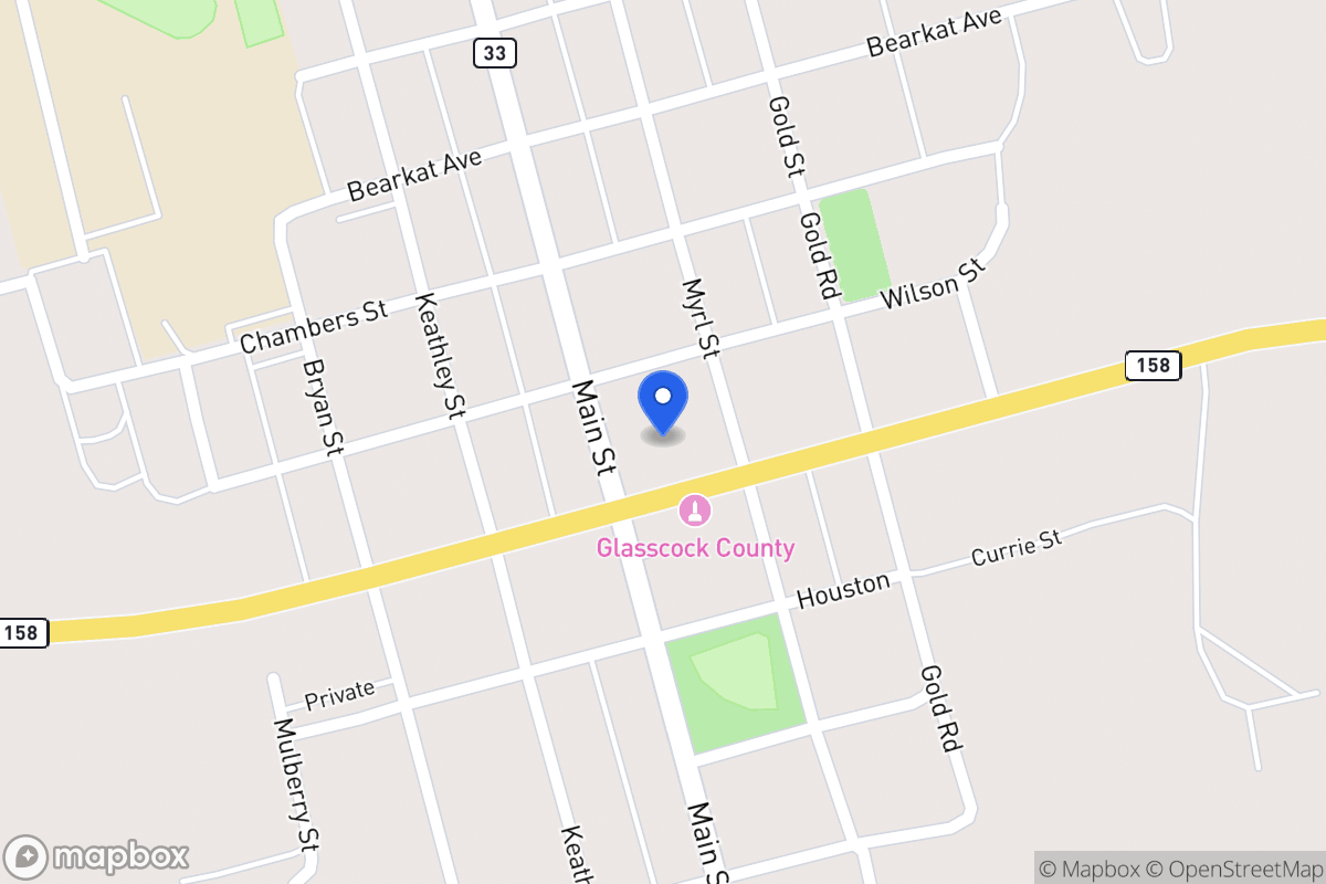 Map of 116  Currie Ave      , Garden City          , Tx, Garden City