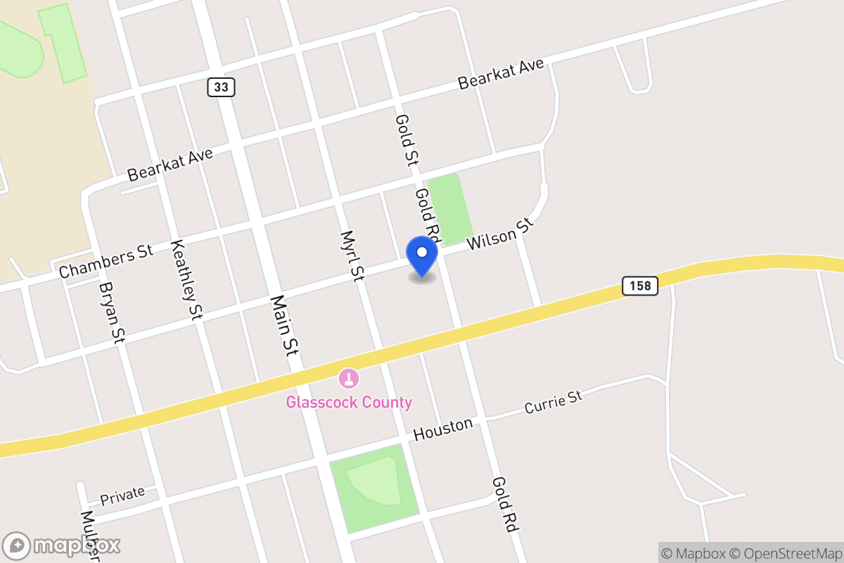 Map of 0                            , Garden City          , Tx, Garden City