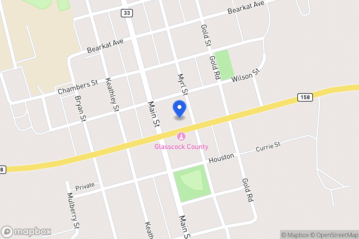Map of 116  Currie Ave      , Garden City          , Tx, Garden City