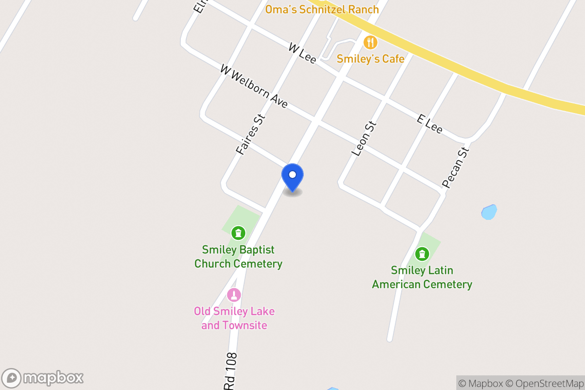 Map of 503 S Fm 108, Smiley, Tx 78159, Smiley