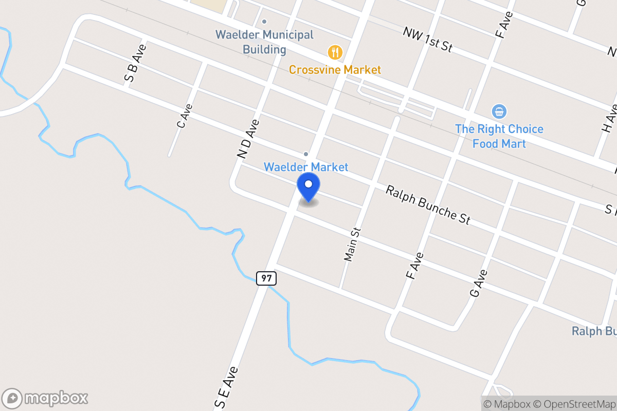 Map of 200 S Blk Ave E, Waelder, Tx 78959, Waelder