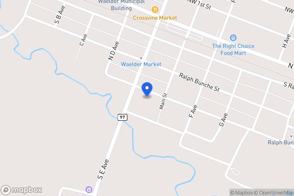 Map of 500 S Blk 2nd, Waelder, Tx 78959, Waelder