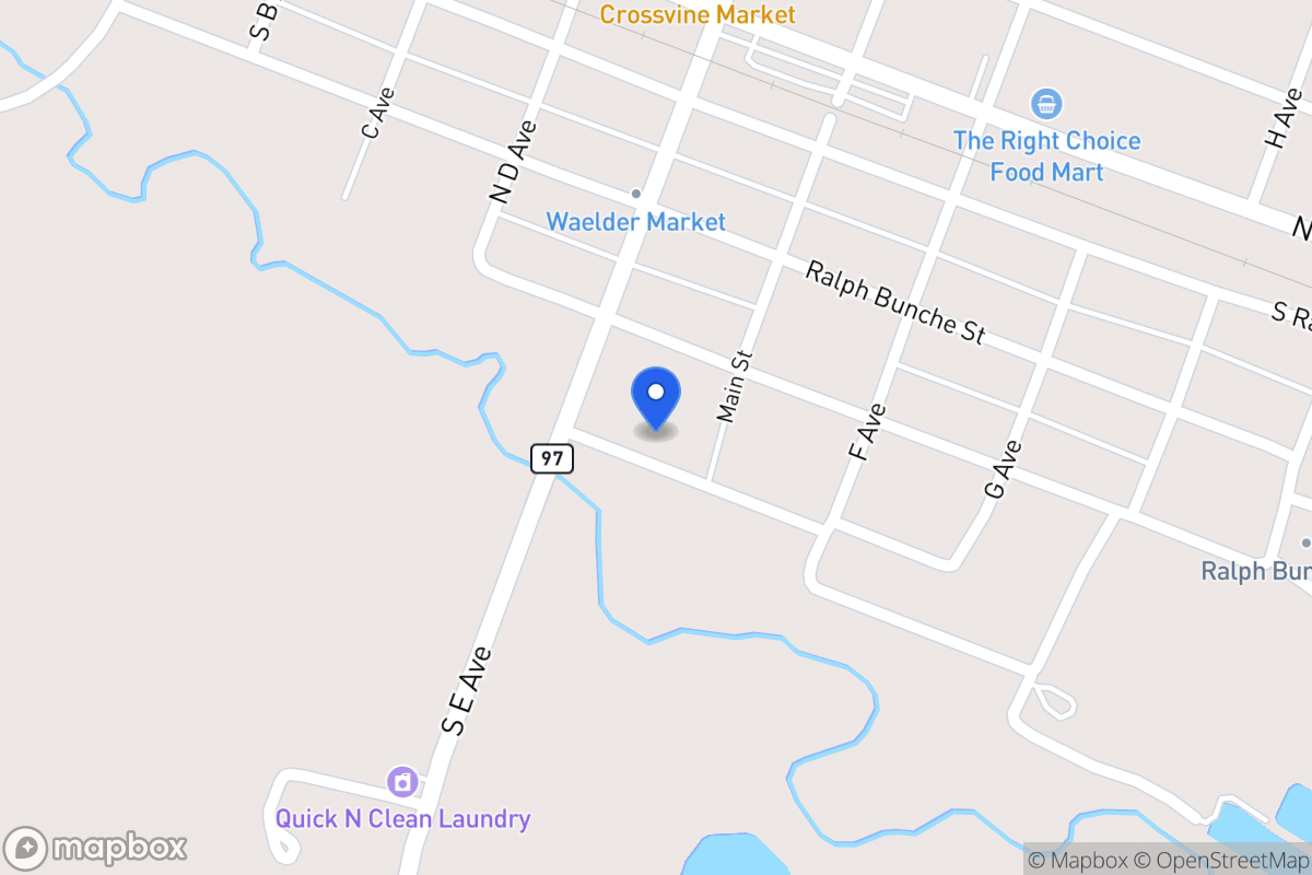 Map of 500  Blk Roosevelt, Waelder, Tx 78959, Waelder