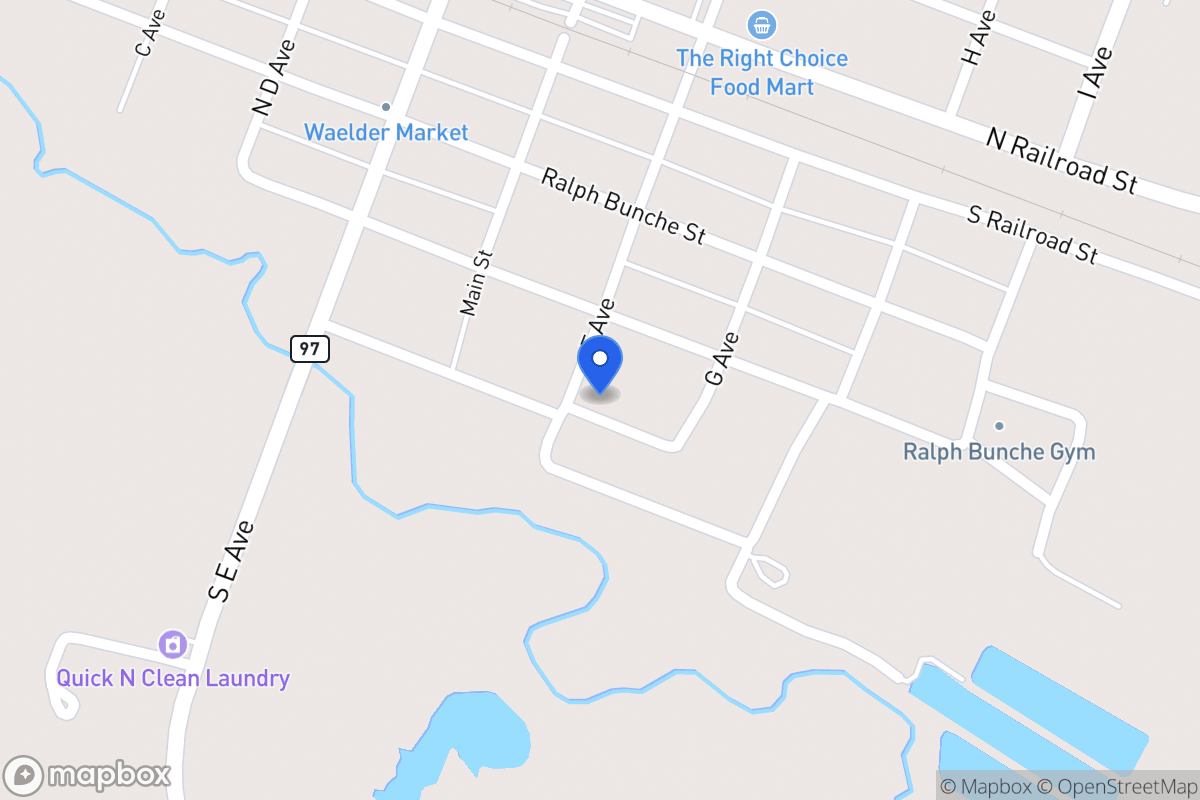 Map of 300 S Blk Ave F, Waelder, Tx 78959, Waelder