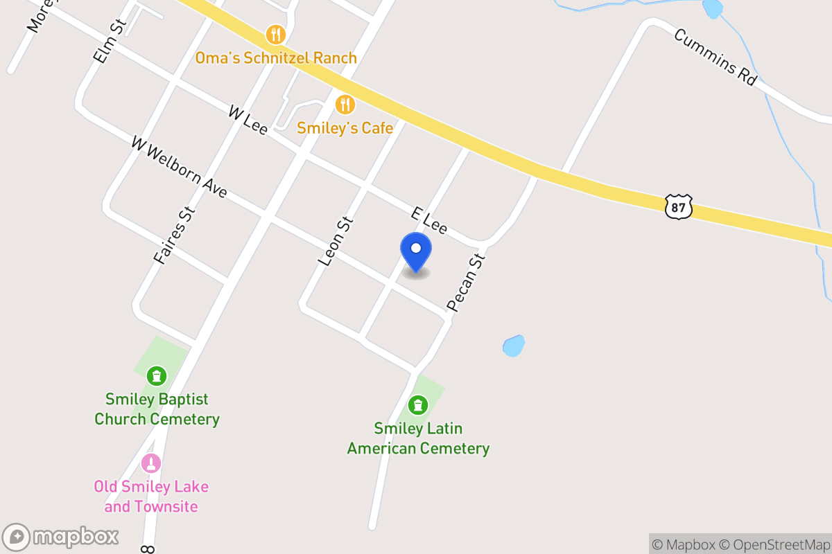 Map of 300 S Blk Monterey, Smiley, Tx 78159, Smiley
