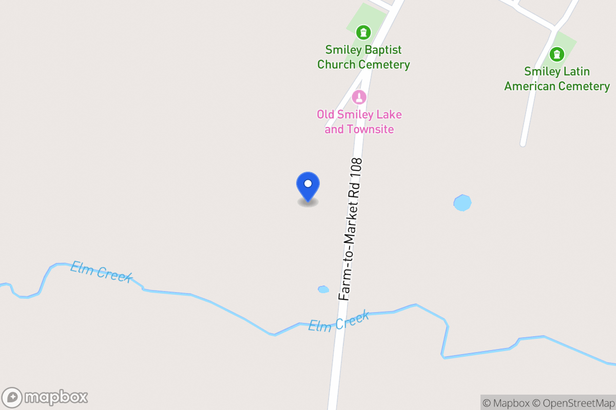 Map of 125  Bowman Lane, Smiley, Tx 78159, Smiley