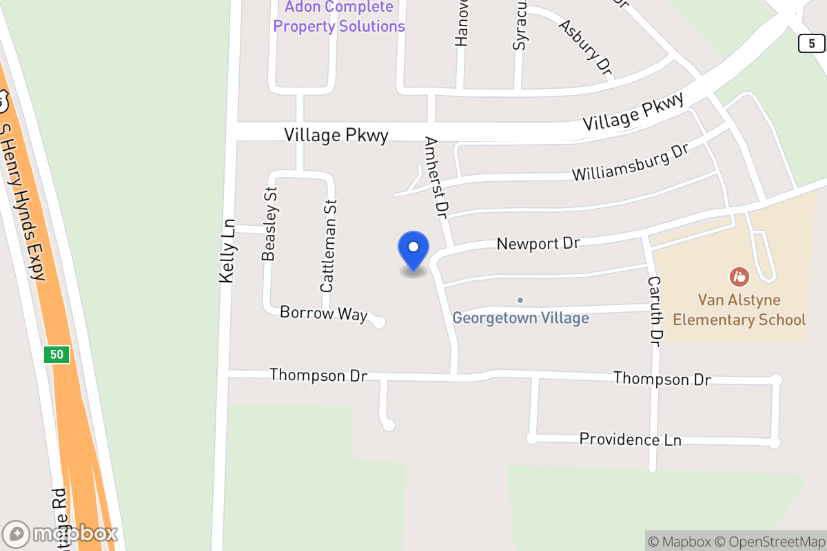 Map of 1704 Southridge Dr 
Van Alstyne, Tx 75495, Van Alstyne