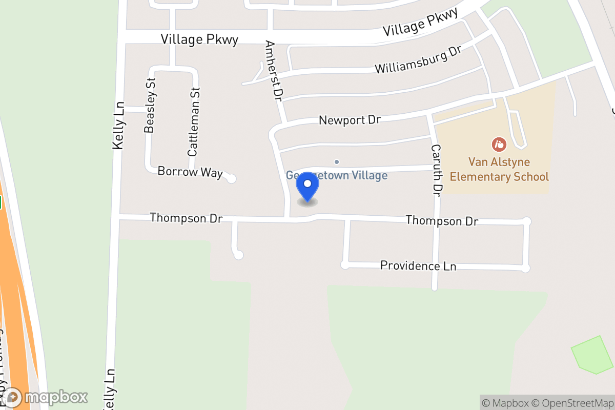 Map of 336 Thompson Dr 
Van Alstyne, Tx, Van Alstyne