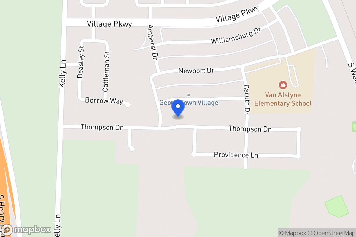 Map of 332 Thompson Dr 
Van Alstyne, Tx, Van Alstyne