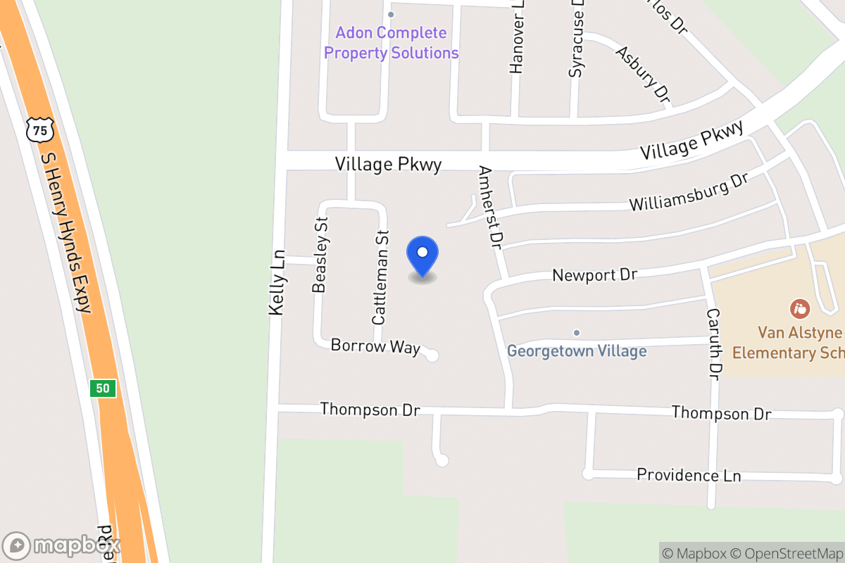 Map of Village Pky 
Van Alstyne, Tx, Van Alstyne