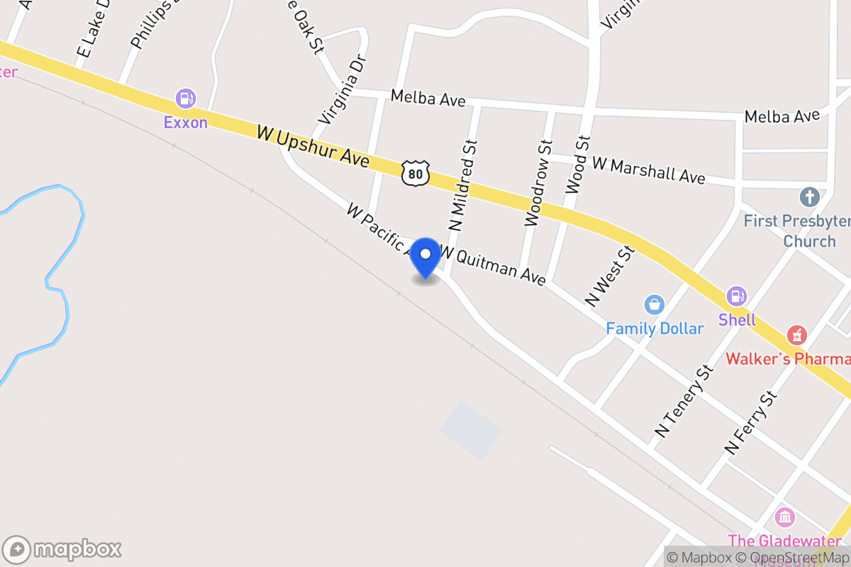 Map of 705 W Pacific Ave, Gladewater, Tx 75647, Gladewater