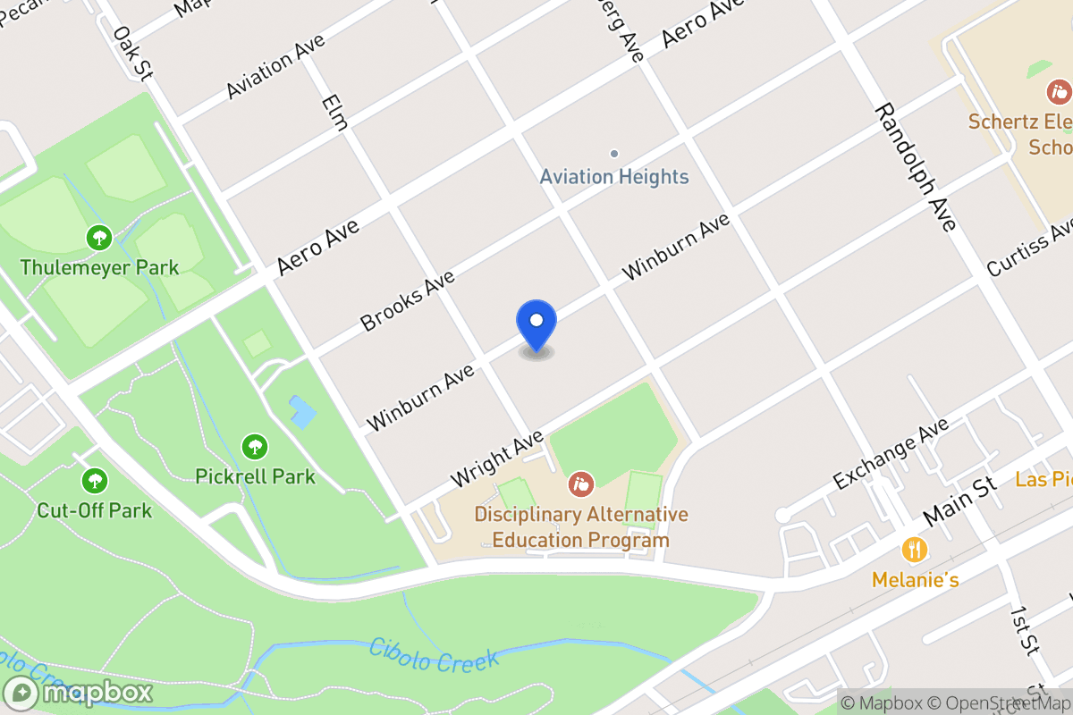 Map of 304  Winburn Ave , Schertz, Tx 78154, Schertz