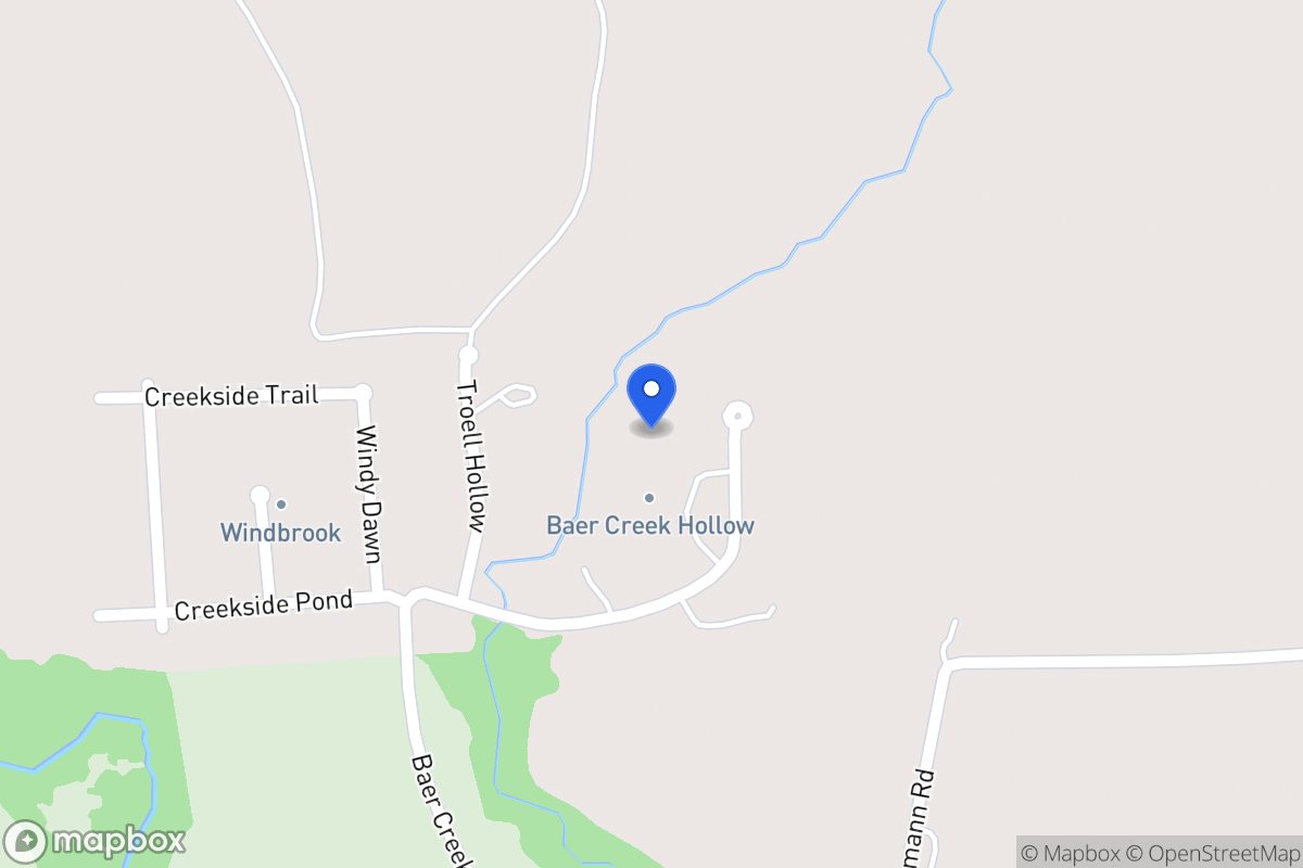 Map of 9  Baer Creek Trl , , Tx