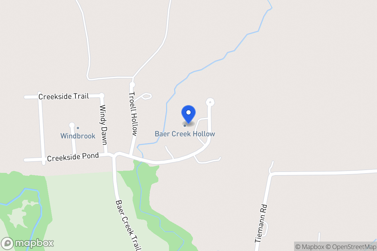 Map of 15  Baer Creek Trl , , Tx