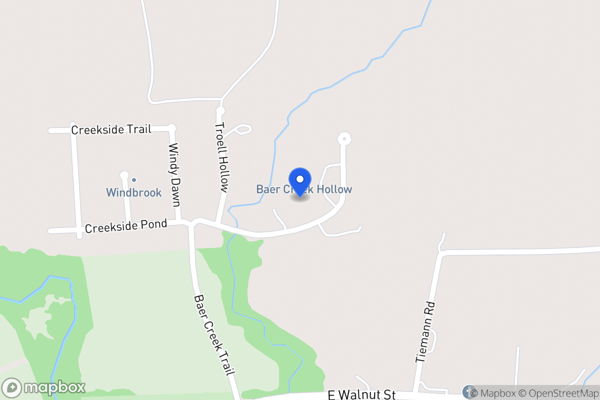 Map of 25  Baer Creek Trl , , Tx