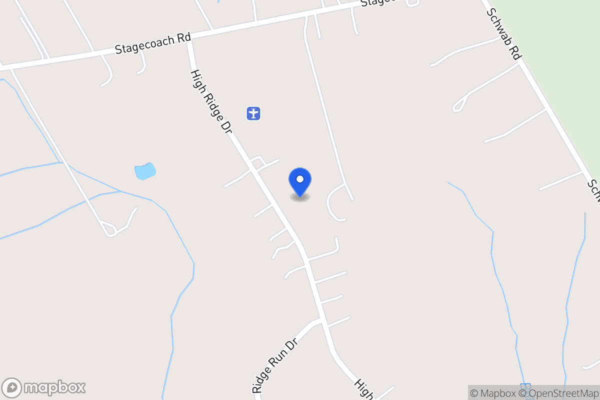 Map of 244  High Ridge Dr , , Tx