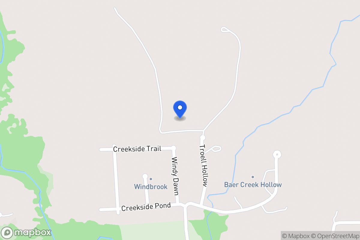 Map of Troell Hollow , , Tx