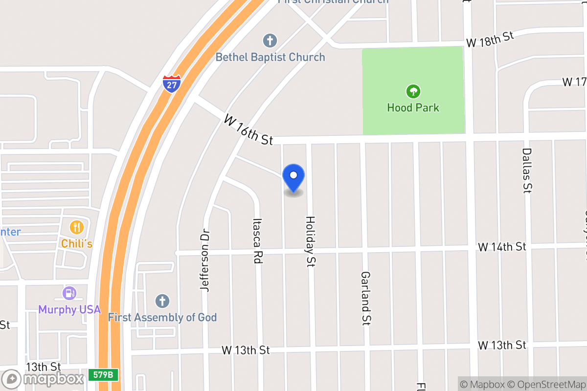 Map of 1409  Holiday Dr , Plainview, Tx 79072, Plainview