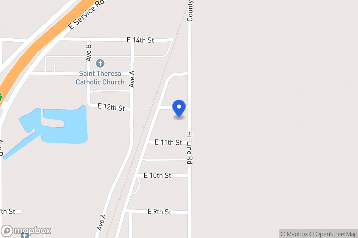 Map of 613  E 12th , Hale Center, Tx 79041, Hale Center