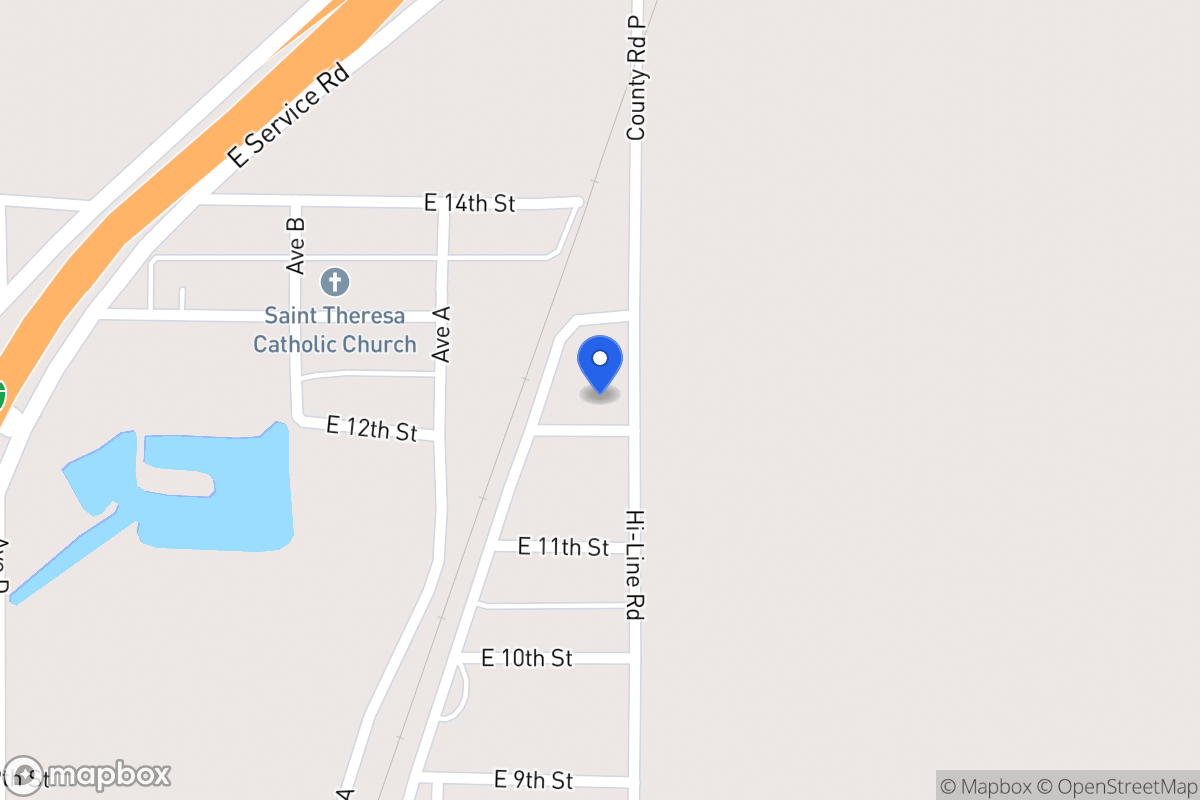 Map of 618  E 12th , Hale Center, Tx 79041, Hale Center