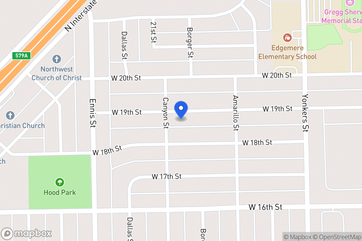 Map of 2815  W 19th , Plainview, Tx 79072, Plainview