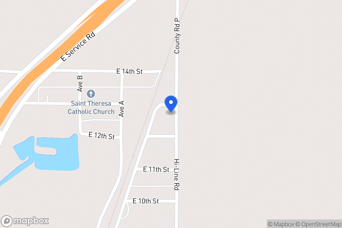 Map of 609  East 13th St , Hale Center, Tx 79041, Hale Center