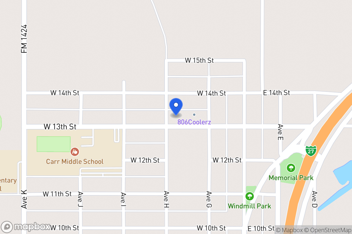Map of 216  W 13th , Hale Center, Tx 79041, Hale Center