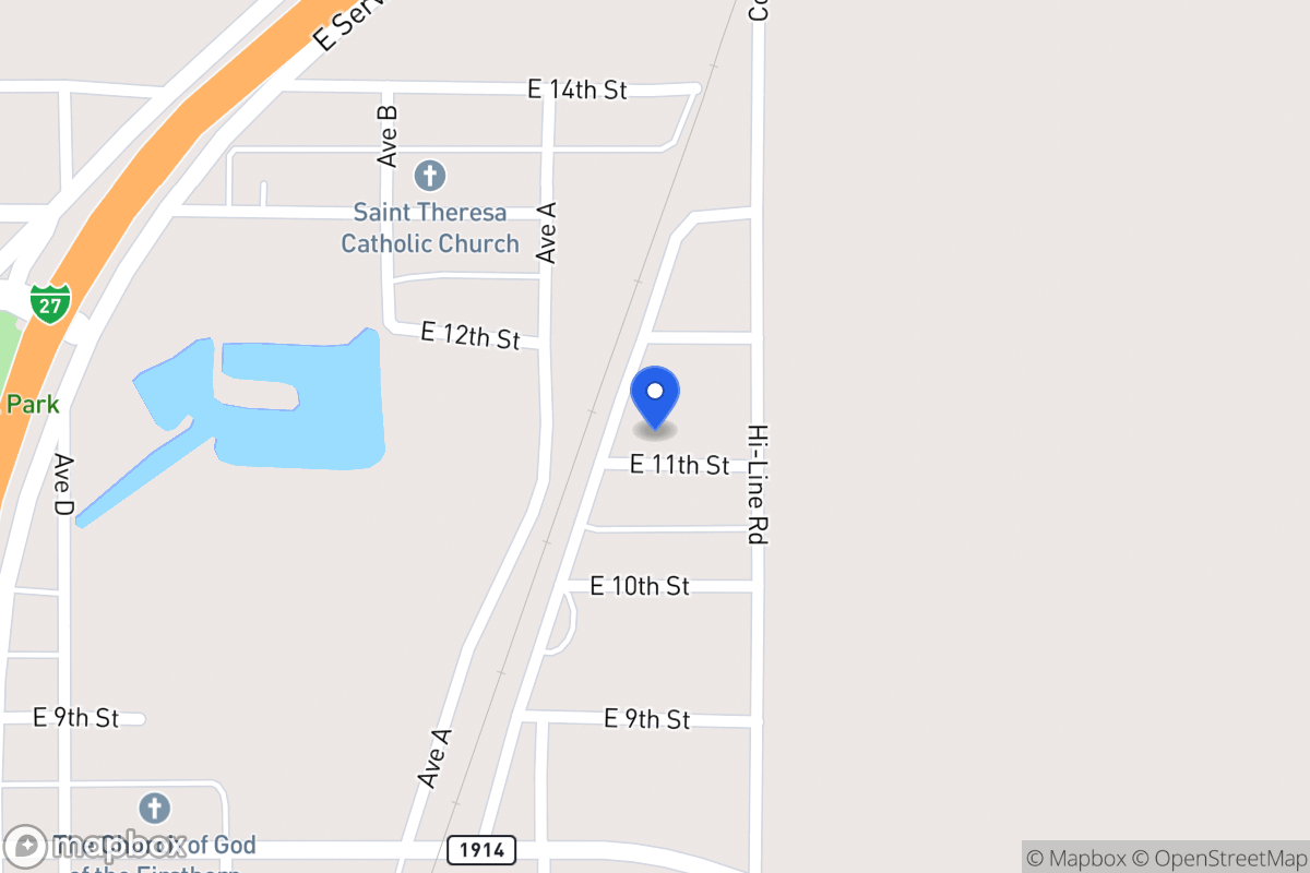 Map of 604  E 11th , Hale Center, Tx 79041, Hale Center
