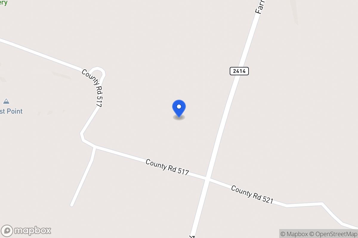 Map of 490  Cr 517 , Evant, Tx 76525, Evant