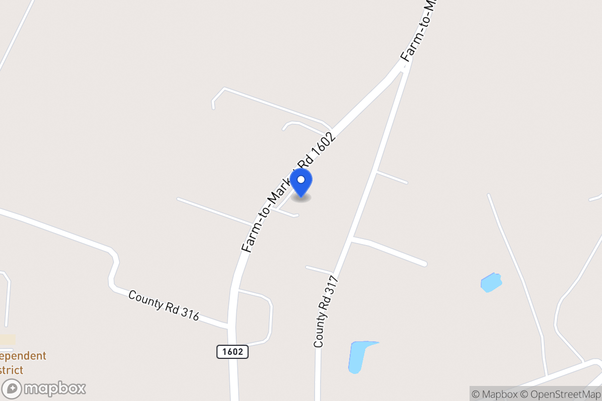 Map of 449  Fm 1602 , Jonesboro, Tx 76538, Jonesboro