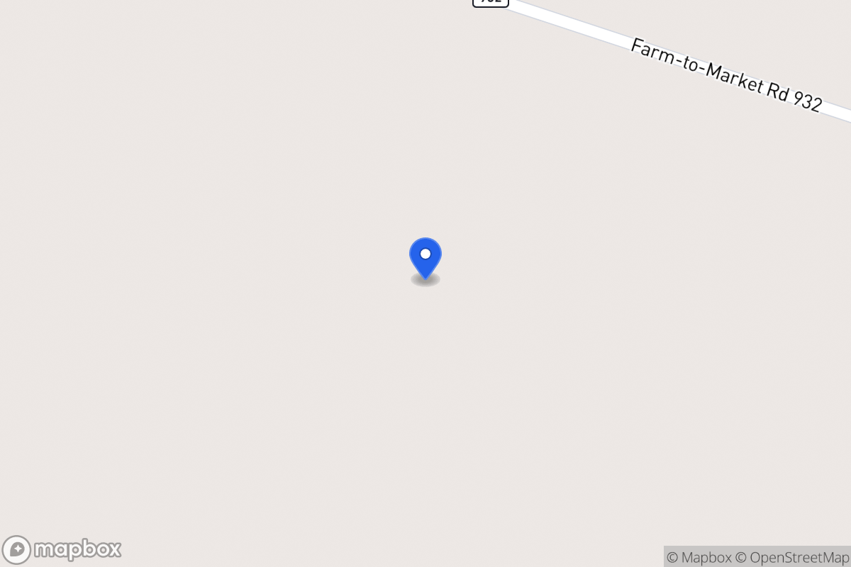 Map of Cr 409/Fm 932 Across From T. Wells , Aleman, Tx, Aleman