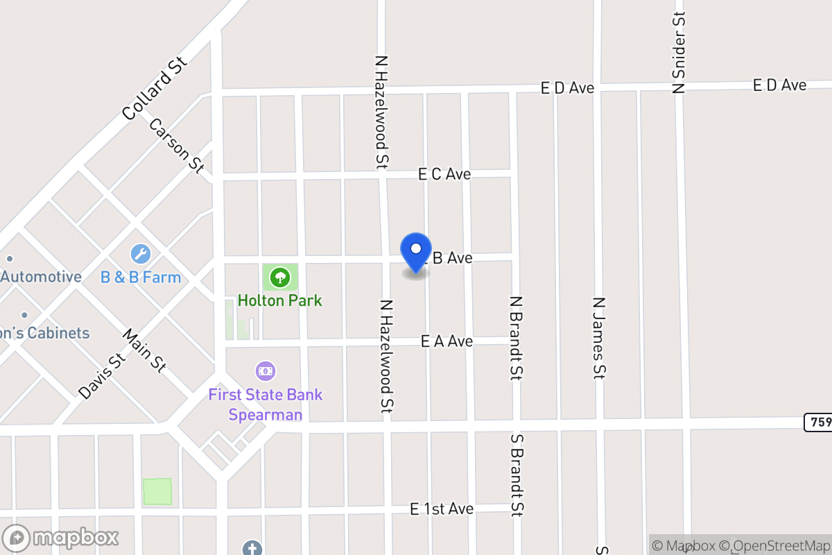 Map of 121 1/2 N Hazelwood , ,