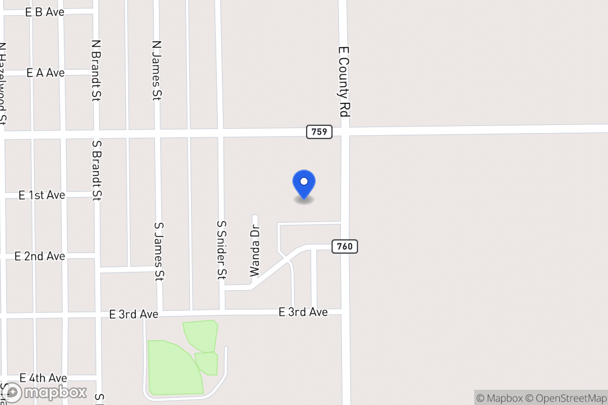 Map of Fm 760 , ,