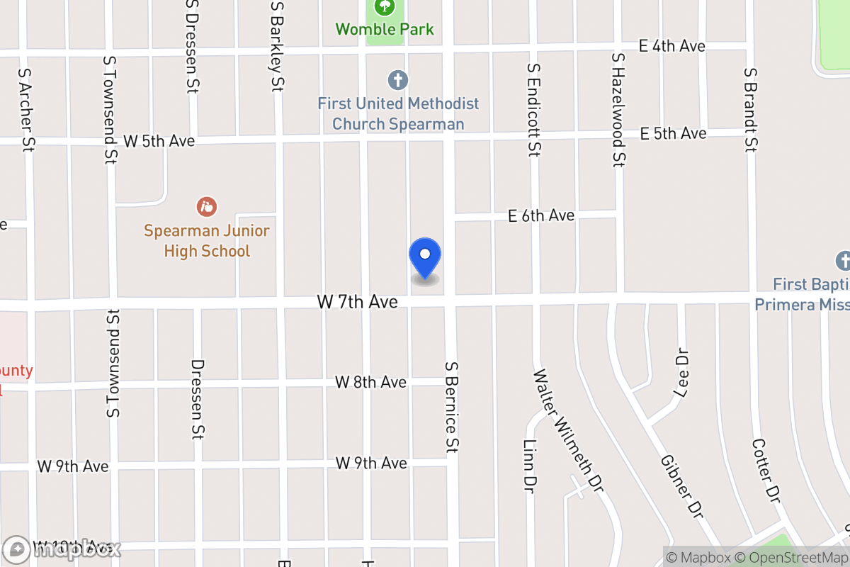 Map of 624 S Bernice , ,