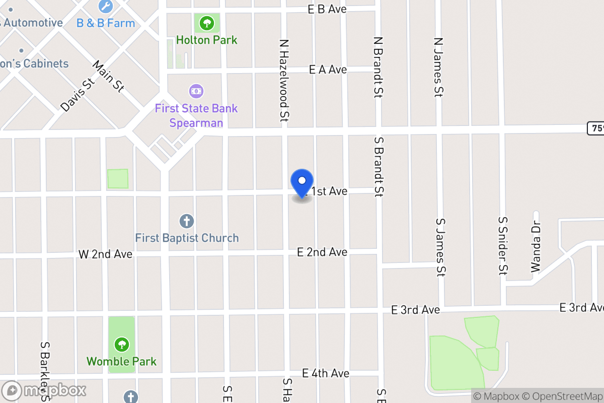 Map of 101 S Hazelwood , ,