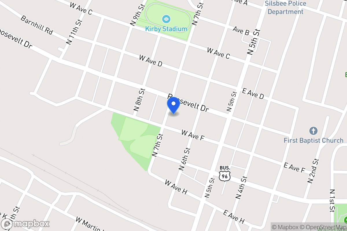 Map of 540 N 7th St , Silsbee, Tx 77656, Silsbee