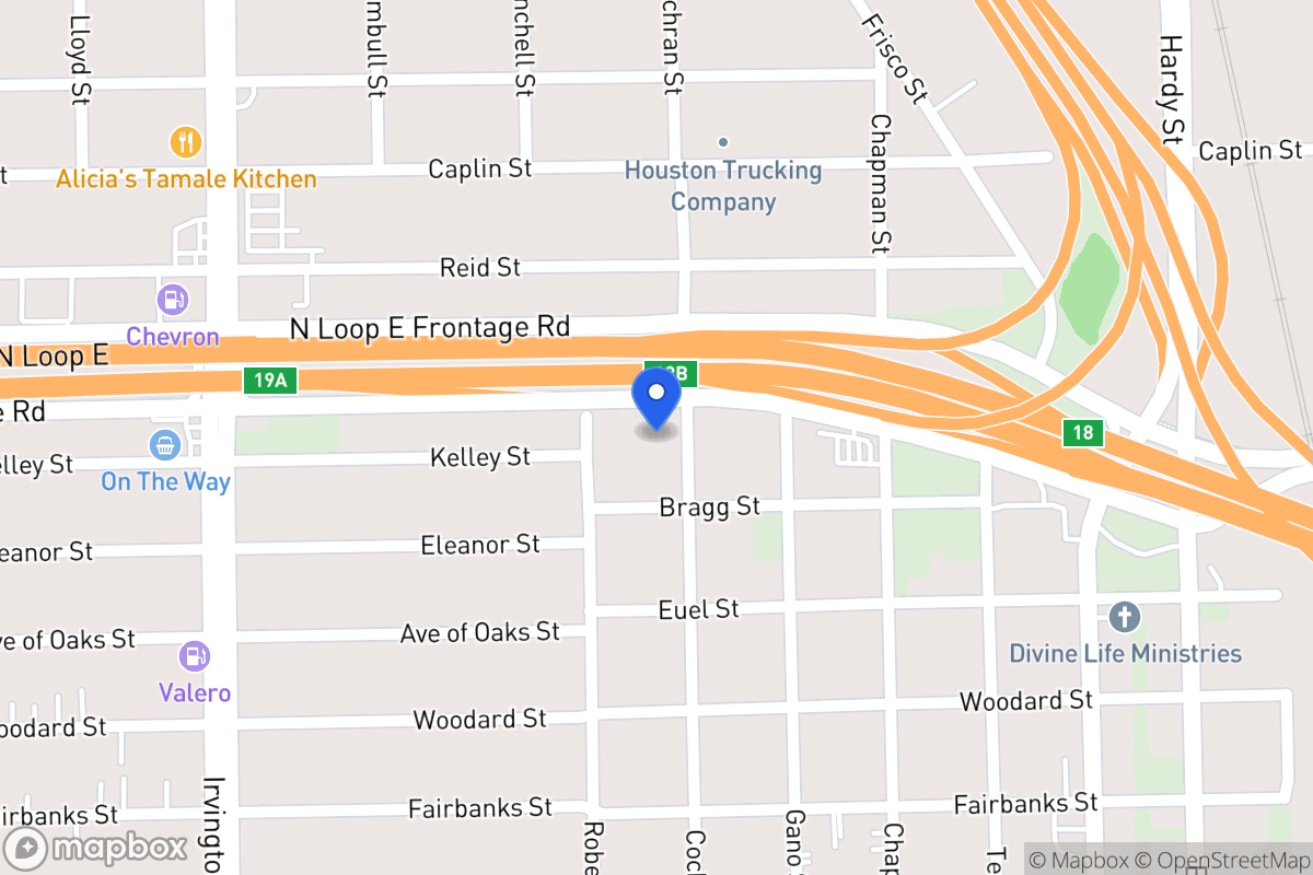 Map of 5915 Cochran St, Houston