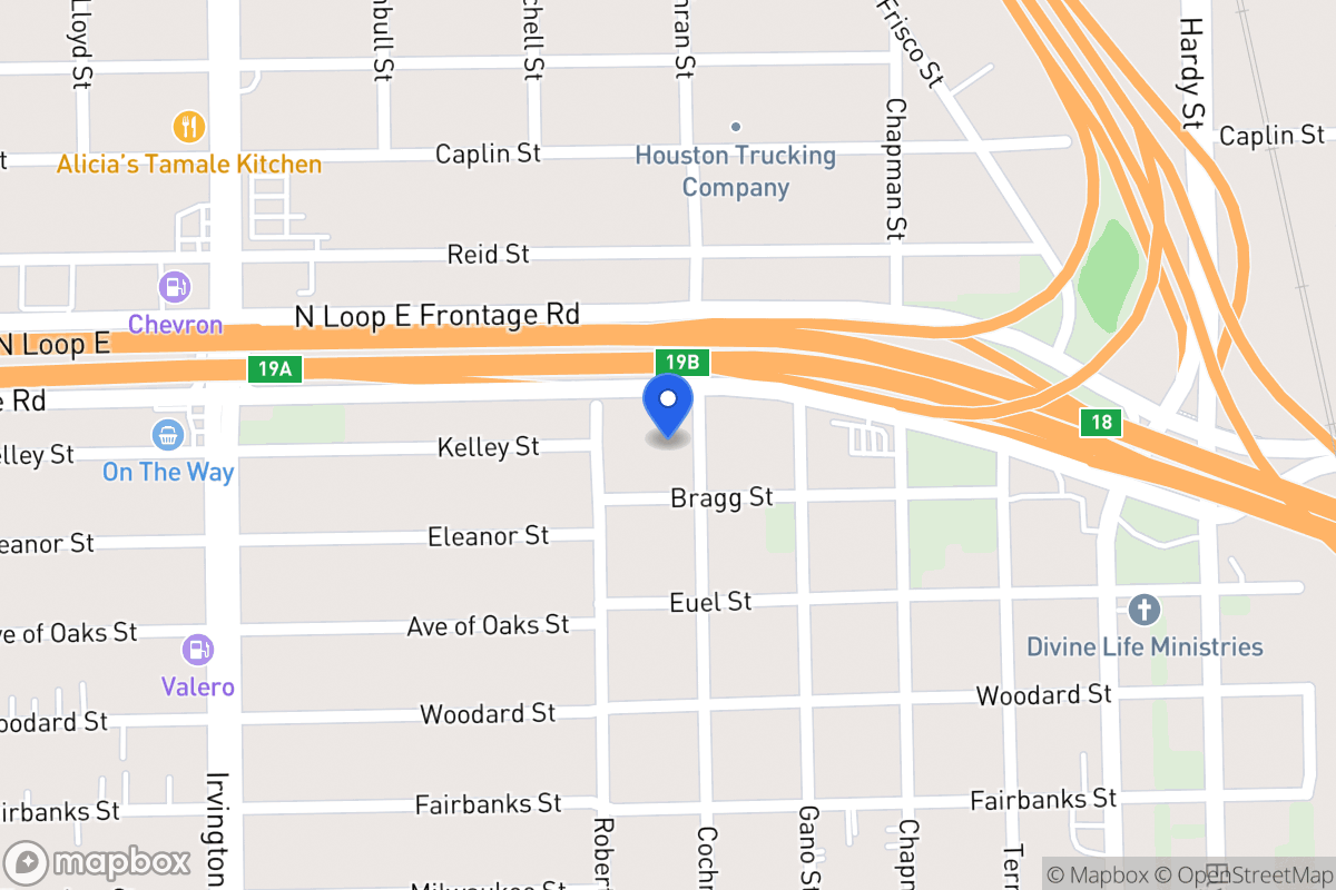Map of 5911 Cochran St, Houston