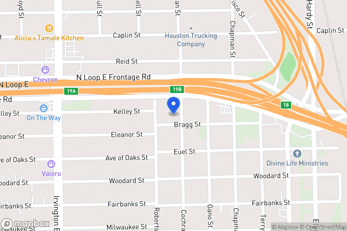 Map of 5903 Cochran St, Houston