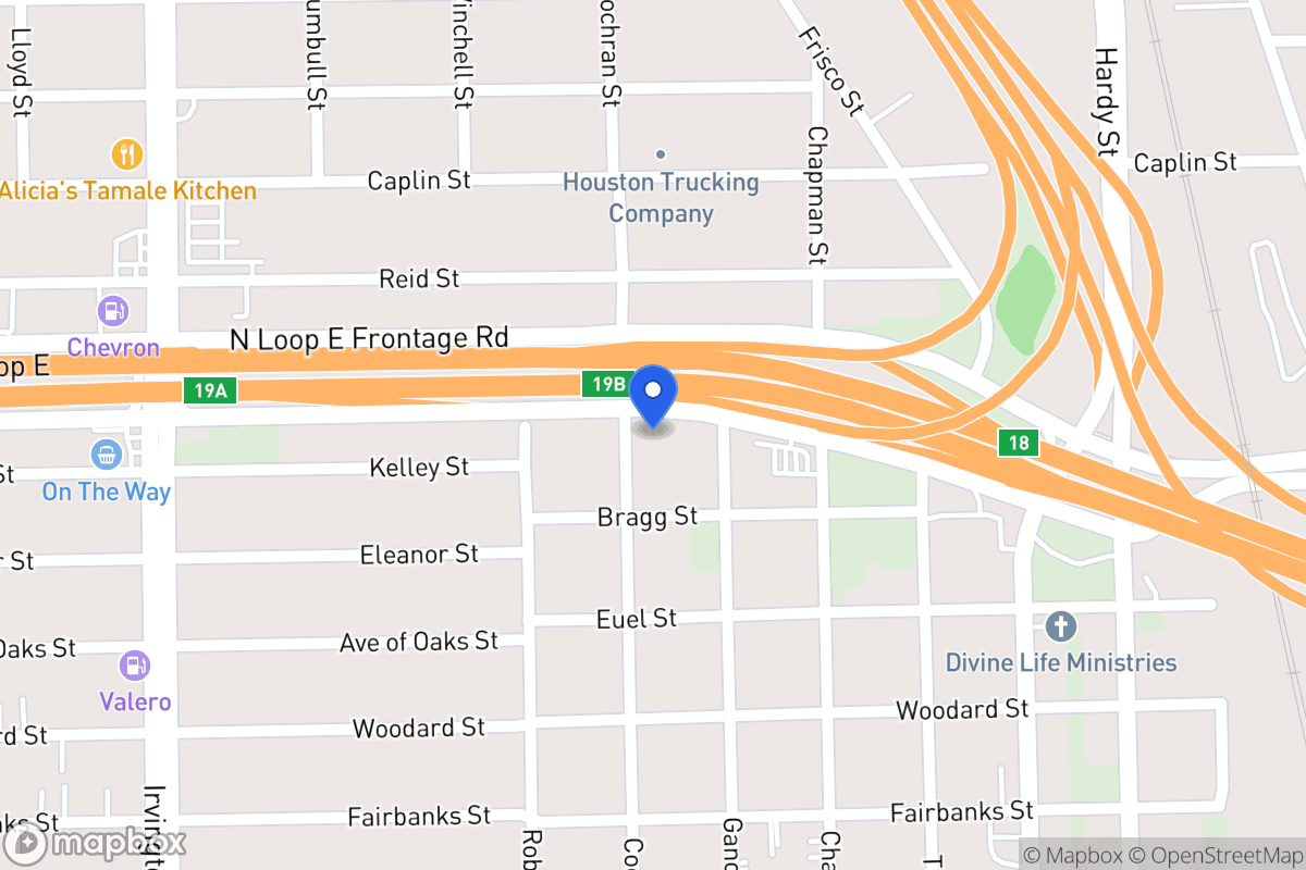 Map of 5910 Cochran St, Houston