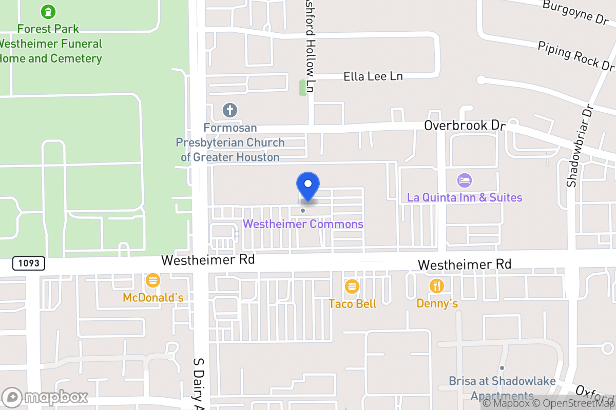 Map of 12586 Westheimer Rd, Houston