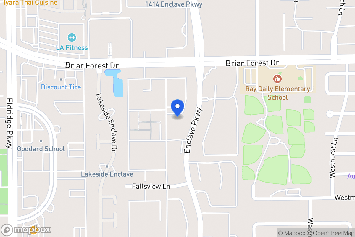 Map of 1520 Enclave Pky, Houston